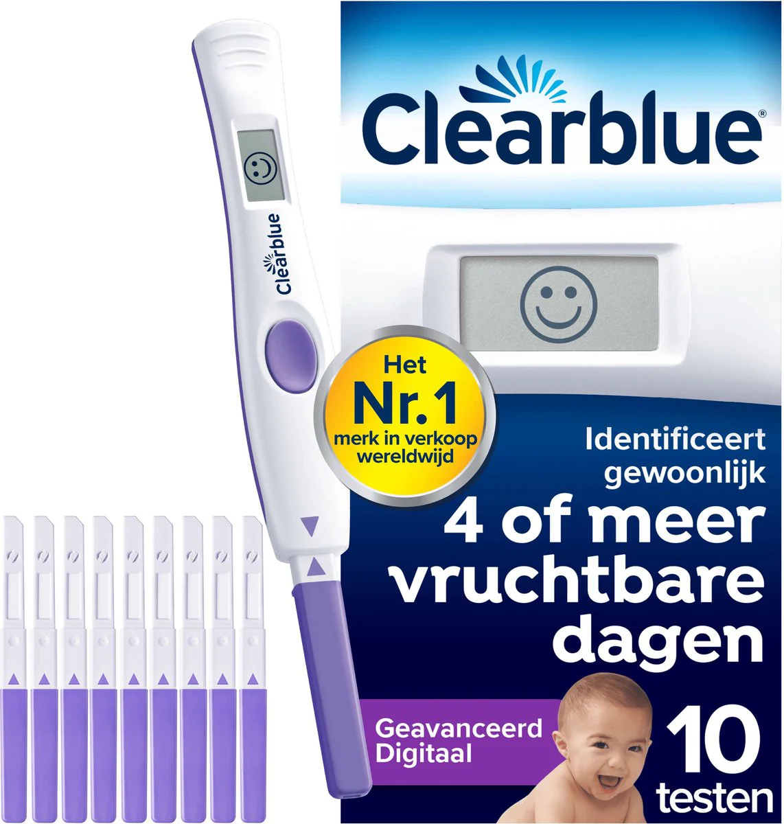 Clearblue Ovulatietest Geavanceerd Digitaal 10ST