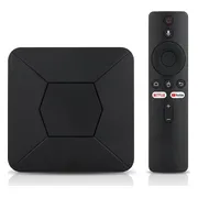 Android TV Box 4K - Mediaplayer - Android 10 - WiFi & Ethernet - Google Assistant - Voor Netflix, Videoland, Disney+, Ziggo GO en meer - Plug & Play - 2GB RAM / 8GB ROM