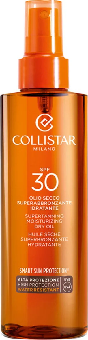 2x Collistar Supertanning Moisturizing Dry Oil SPF 30 200 ml