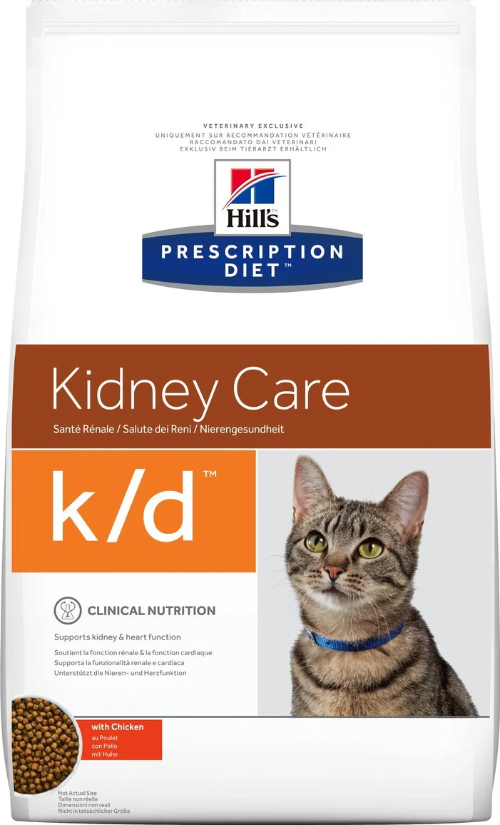 Hill's Prescription Diet k/d Kidney Care Kattenvoer Droog Kip 1,5 kg