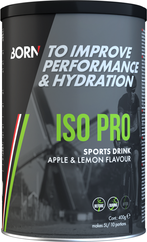 Born Iso Pro Sports Drink - Apple Lemon 400GR