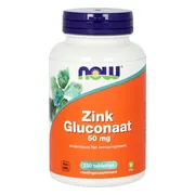 NOW Zink Gluconaat Tabletten 250TB