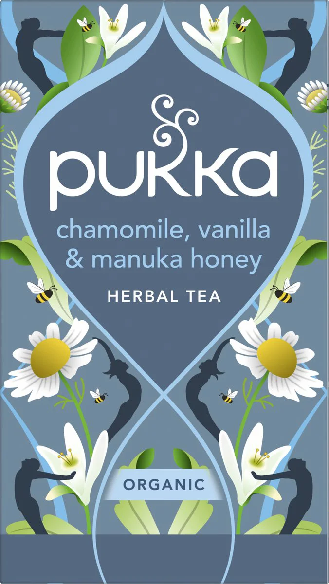 Pukka Biologische Thee Chamomile Vanilla Manuka Honey 20 stuks