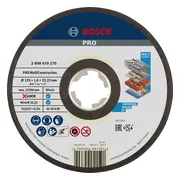Bosch Professional X-LOCK Doorslijpschijf PRO Multi Construction 125x22,23mm VE=1 - 2608619270