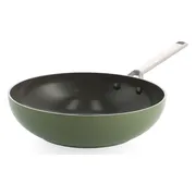 BK Sublime Wokpan 28 cm Olijfgroen