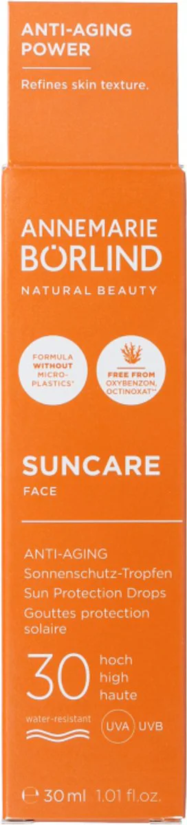 Annemarie Börlind Suncare Face Anti-Aging Sun Protection Drops SPF30 30ML