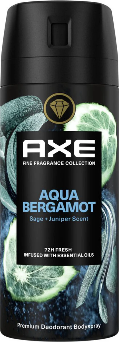 Axe Deodorant Bodyspray Aqua Bergamot 150ML