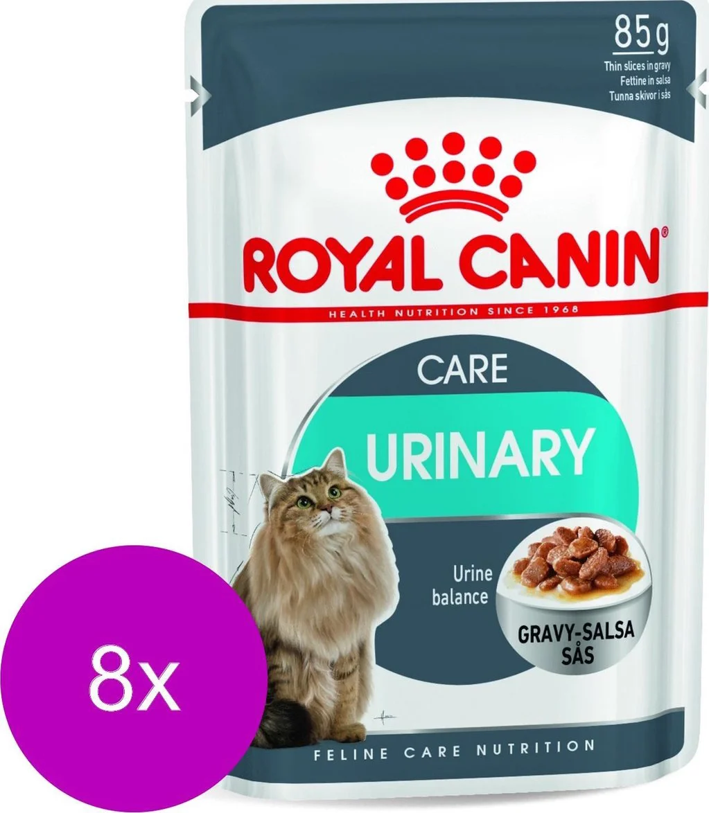 96x Royal Canin Urinary Care Gravy Kattenvoer Nat 85 gr
