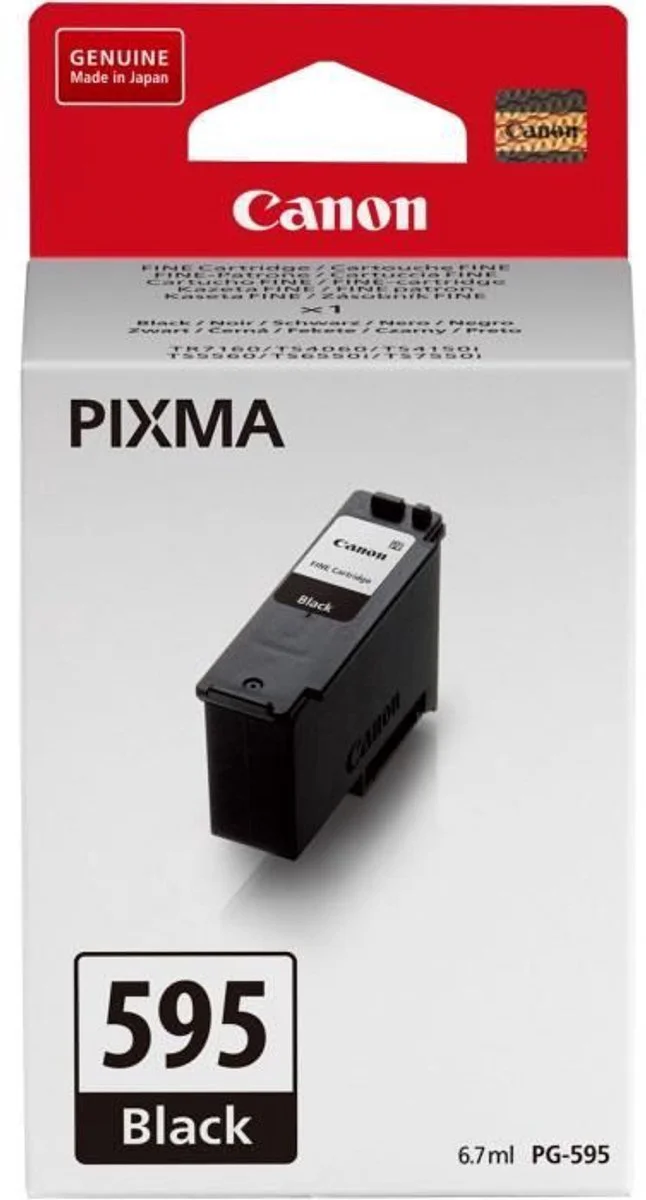 Canon PG-595 Cartridge Zwart