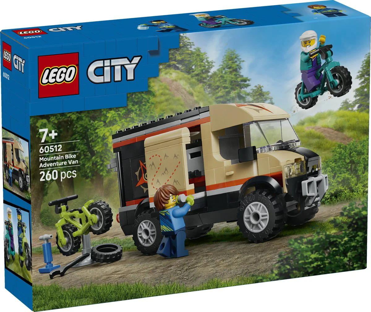 LEGO City Mountainbike avonturenbus 60512