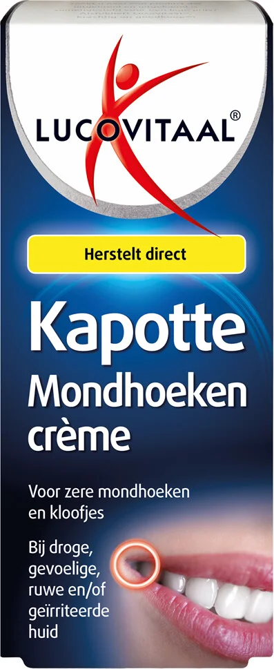 3x Lucovitaal Kapotte Mondhoeken Creme 15 ml