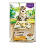 24x Stuzzy Kattenvoer Pouch Gesteriliseerd Kip 85 gr