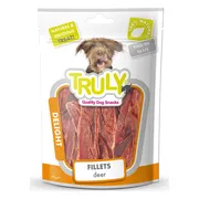 15x Truly Hondensnack Fillets Deer 85 gr