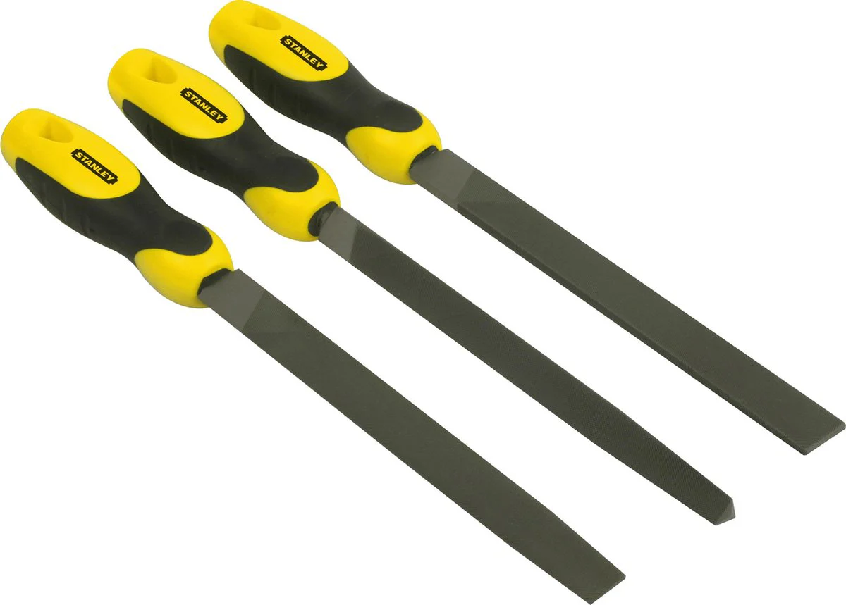 Stanley 0-22-464 3-delige Set Vijlen Halfzoet 200mm