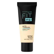 2x Maybelline Fit Me Matte + Poreless Foundation 105 Natural Ivory