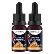 2x Lucovitaal Smaak Druppels Cookie Caramel 20 ml
