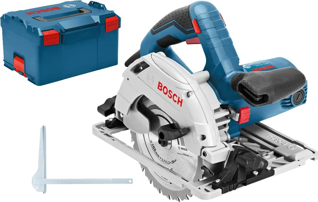 Bosch Professional GKS 55+ GCE Cirkelzaag 165mm 1350W in L-Boxx - 0601682104