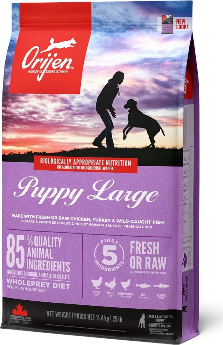 Orijen Hondenvoer Whole Prey Puppy Large Breed 11,4 kg