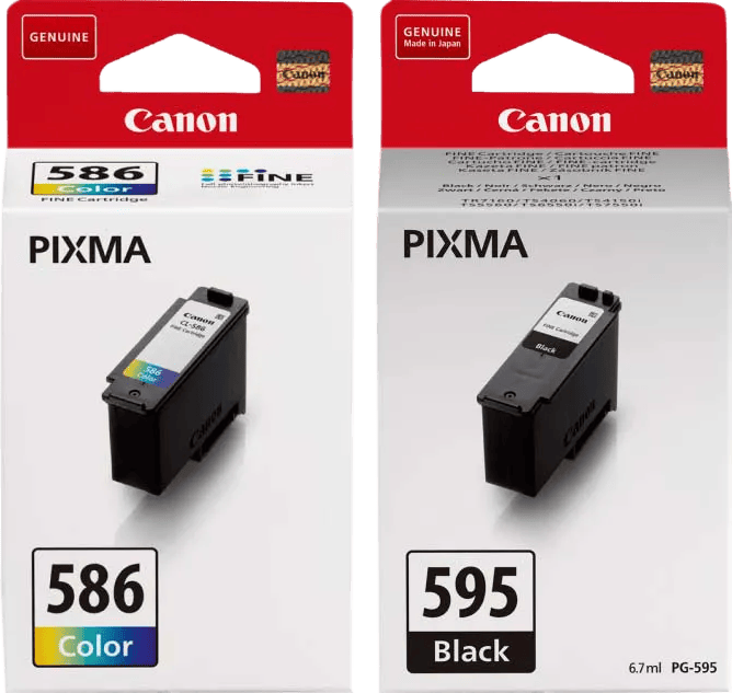 Canon PG-595 + CL-586 Cartridge Combo Pack