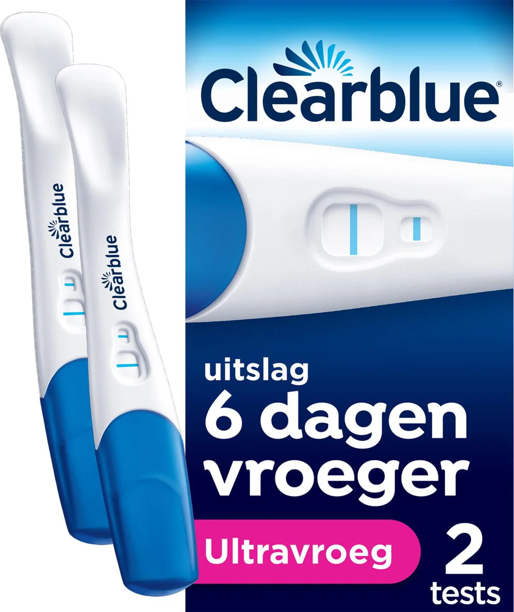 Clearblue Zwangerschapstest Ultravroeg 2ST