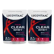 2x Lucovitaal Clear Whey Poeder Puur 175 gr
