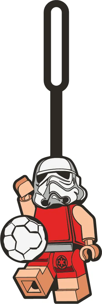 LEGO Stormtrooper op vakantie bagagelabel