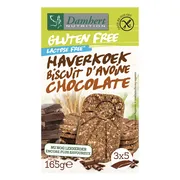 Damhert Gluten Free Haverkoekjes Chocolade 165GR
