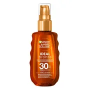 6x Garnier Ambre Solaire Ideal Bronze Beschermende Zonneolie SPF 30 150 ml