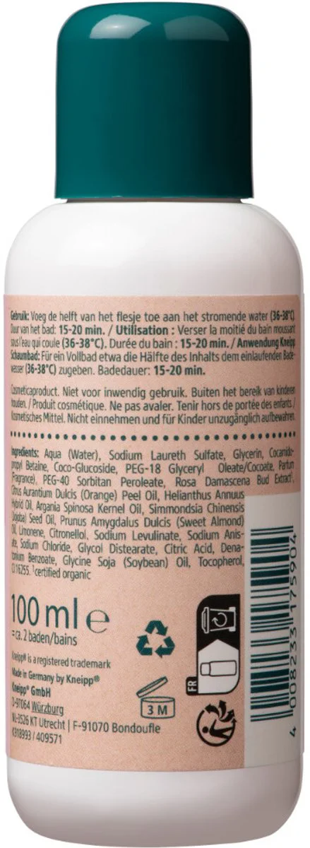 3x Kneipp Mini Badschuim Embrace Life 100 ml