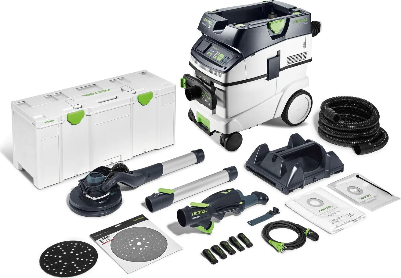 Festool LHS 2 225 EQI/CTM 36-Set PLANEX Langnekschuurmachine & stofzuiger - 578425