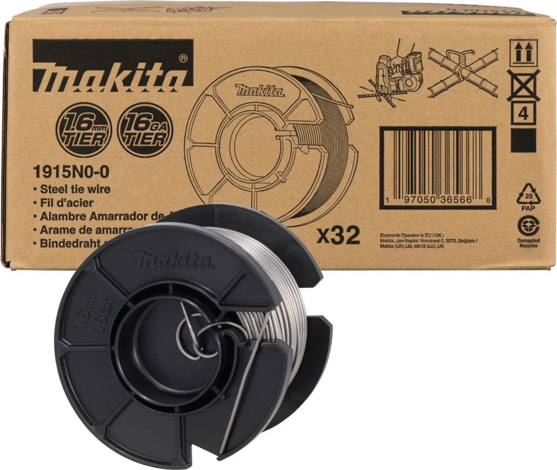 Makita 1915N0-0 Vlechtdraad 1,6mm x 30m VE=32