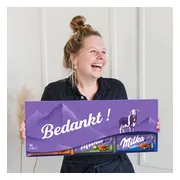Mega Milka - "Bedankt!" - 600 gram - Chocoladereep - Chocolade