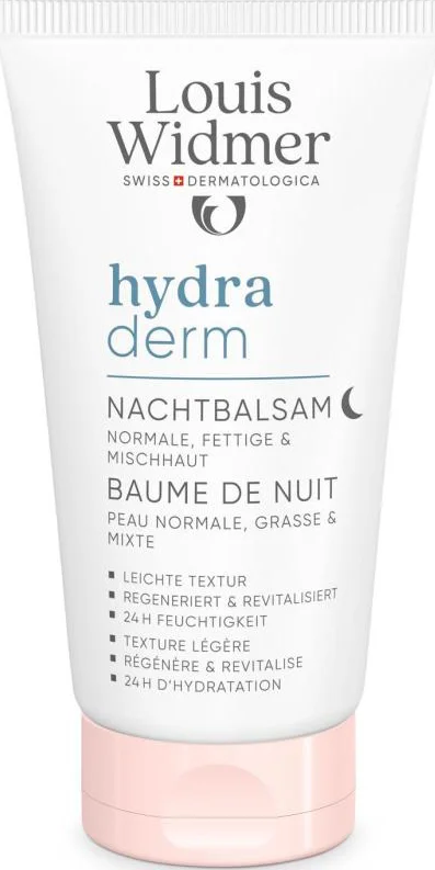 Louis Widmer Hydraderm Nachtbalsem Licht Geparfumeerd 50 ML