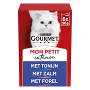 Gourmet Mon Petit Kattenvoer Nat Vis 6 x 50 gr