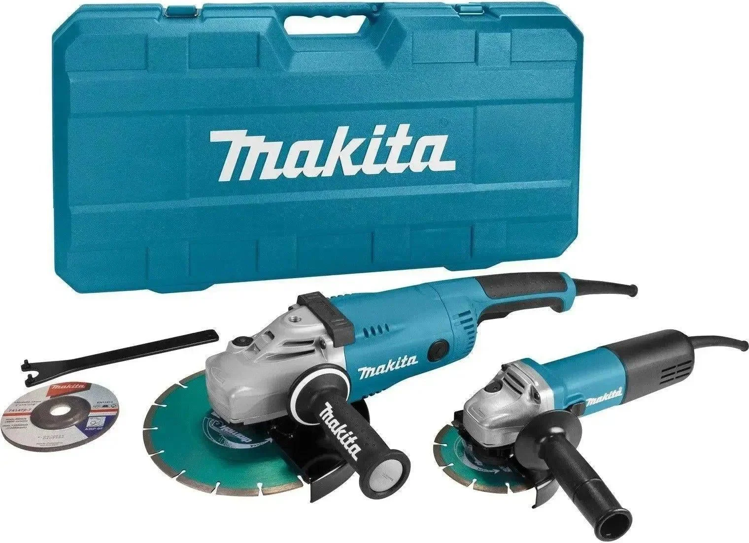 Makita DK0054X1 Combiset Haakse slijpers 125/230mm 230V