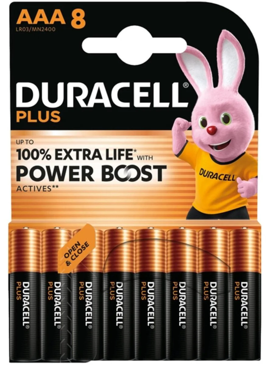 Duracell Alkaline Batterijen Mainline Bst AAA 8 stuks