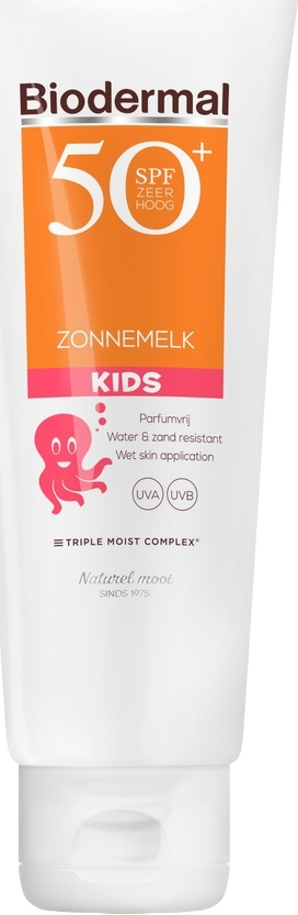 Biodermal Zonnebrand Melk Kids SPF50+ 125 ML