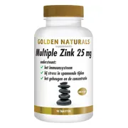 Golden Naturals Multiple Zink 25mg 90 tabletten