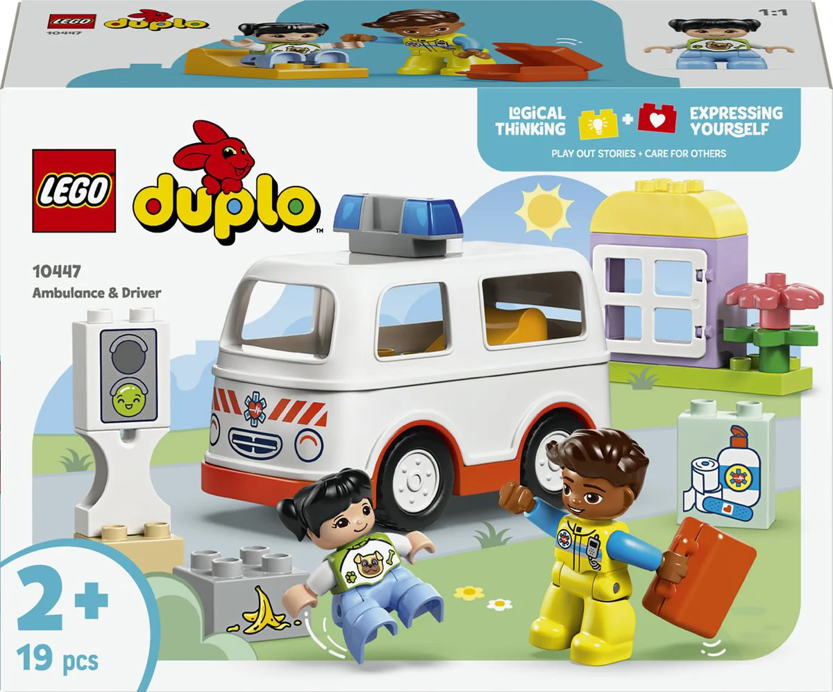 LEGO DUPLO Ambulance met chauffeur 10447