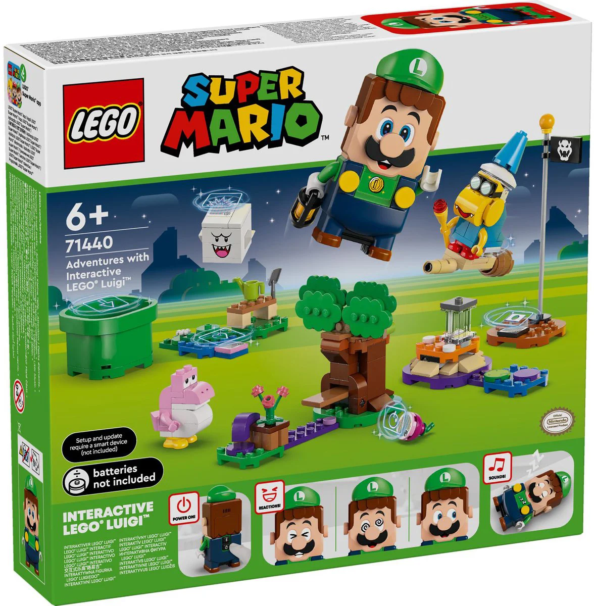 LEGO Super Mario avonturen met interactieve Luigi 71440