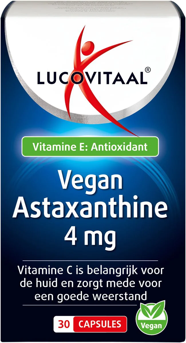 Lucovitaal Astaxanthine 4 mg 30 capsules