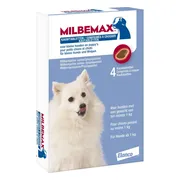 Milbemax Ontworming Kauwtabletten Hond 1 - 5 kg 4 tabletten