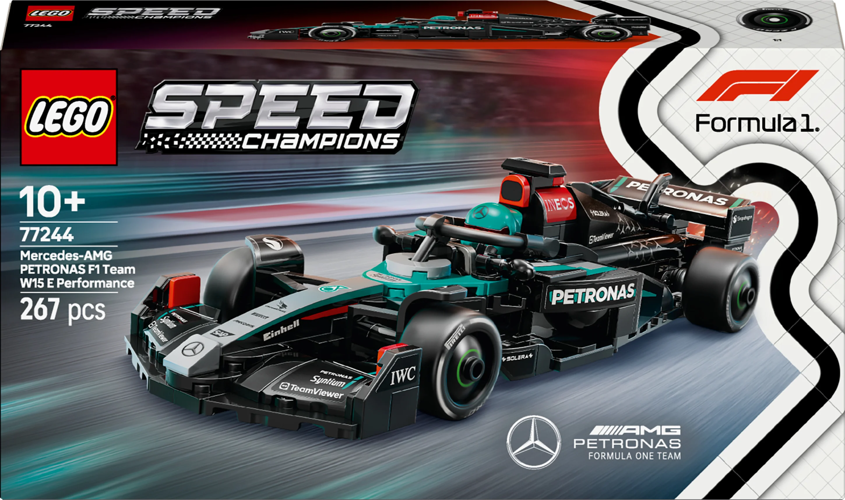 LEGO Speed Champions Mercedes-AMG F1 W15 racewagen 77244