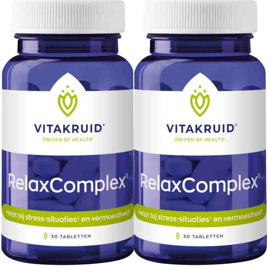 2x Vitakruid Relaxcomplex 30 tabletten