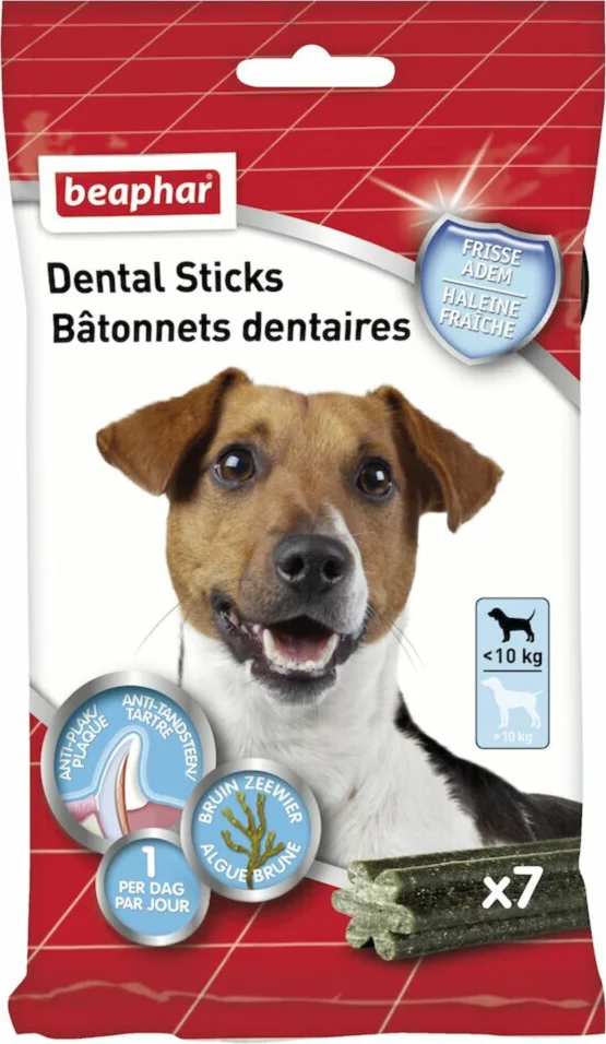 Beaphar Dental Sticks voor Honden S 7 stuks