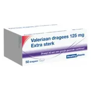 Healthypharm Valeriaan 125mg Extra Sterk Dragees 50ST