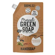 Marcels Green Soap Handzeep Sandelhout & Kardemom Navulling 500ML