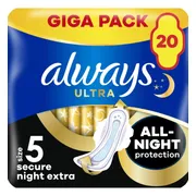 Always Maandverband Ultra Secure 5 Nacht 20 stuks