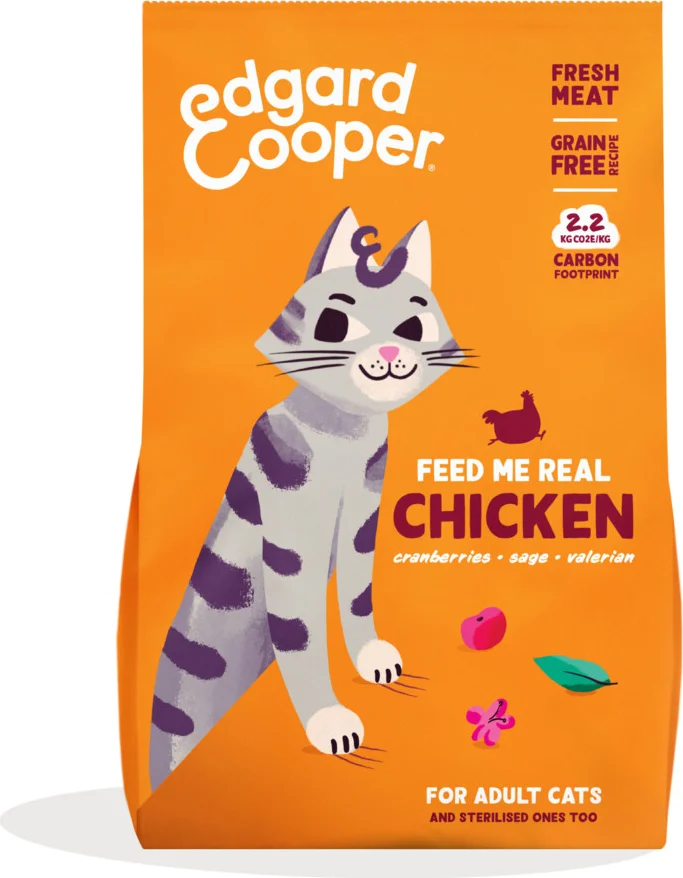 6x Edgard & Cooper Kattenvoer Kip 325 gr
