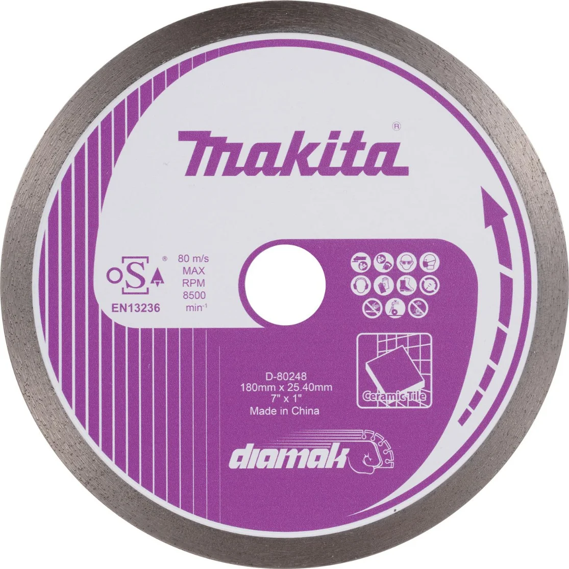 Makita D-80248 Diamantschijf volband 180mm